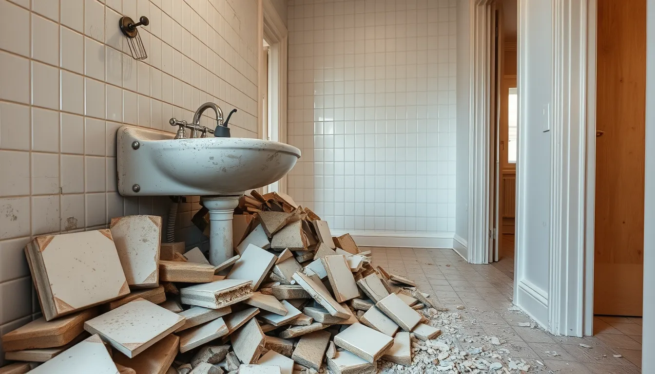 Renovering af badeværelse – sådan håndterer du affaldet
