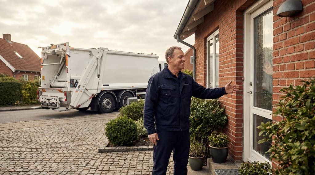 Skraldemand på abonnement – fast afhentning