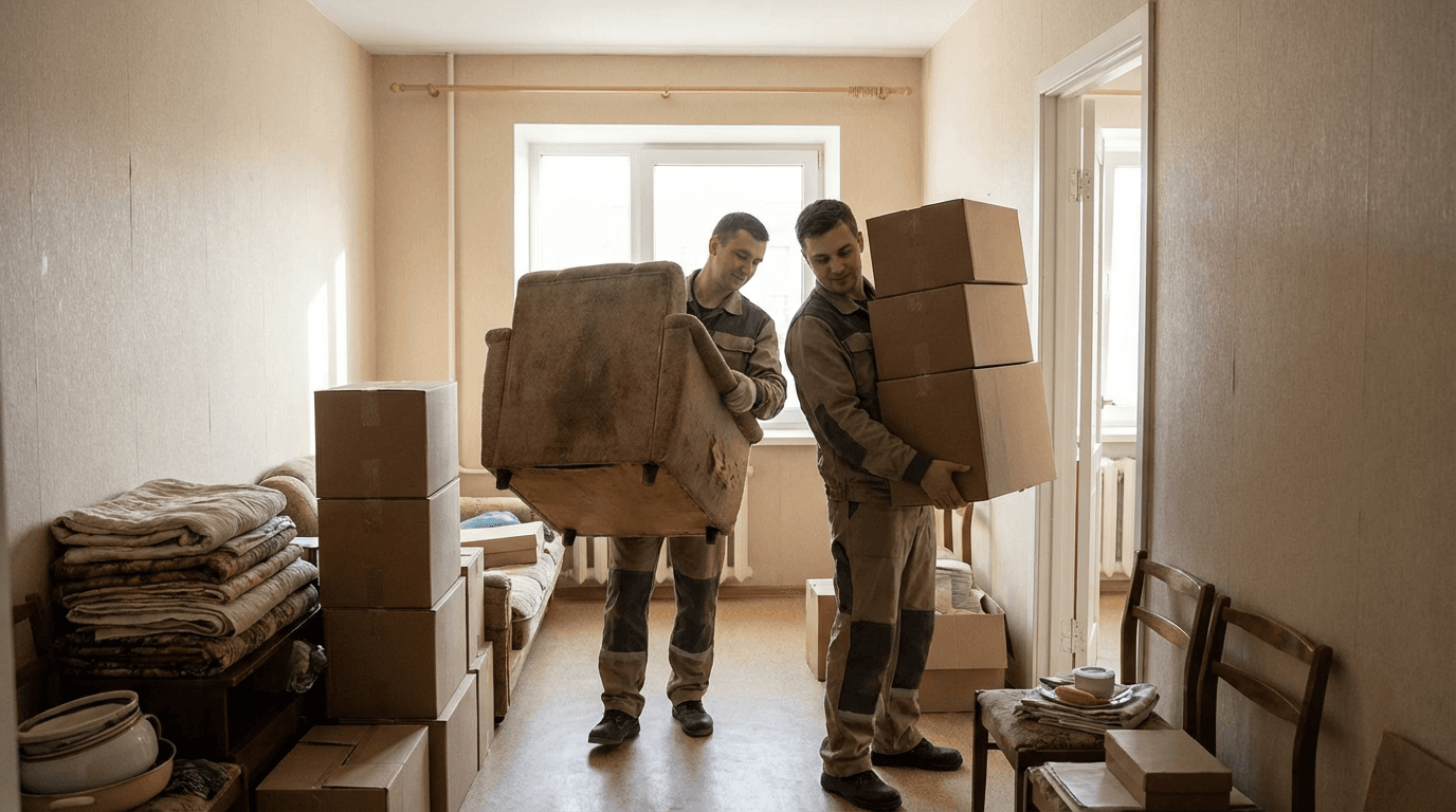 Rydning af loftrum i Liseleje