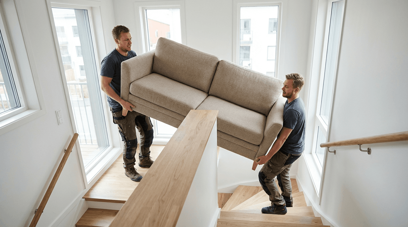 Bortskaffelse af gamle møbler i Stubbekøbing