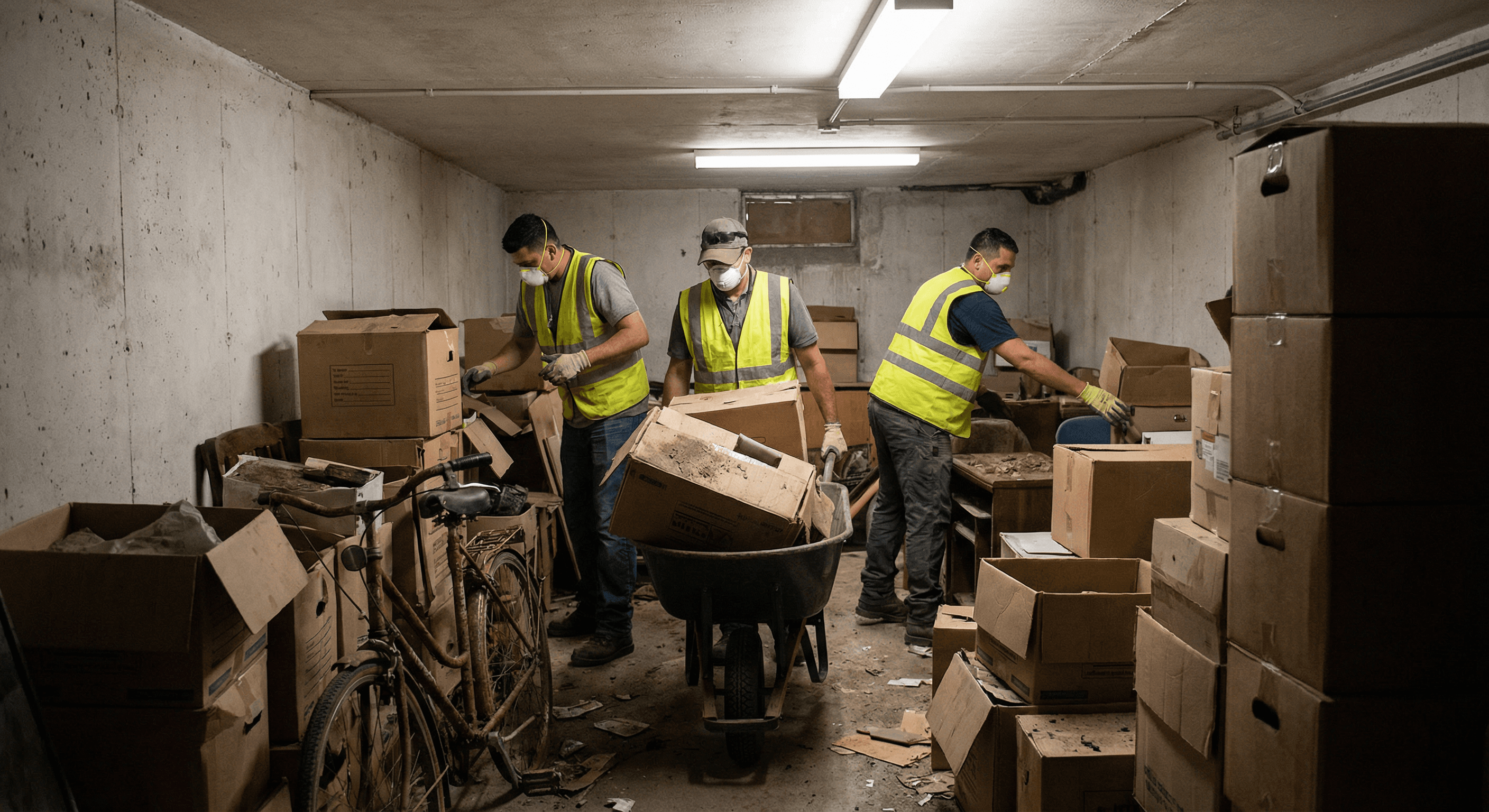 Kælderrydning i Hundested