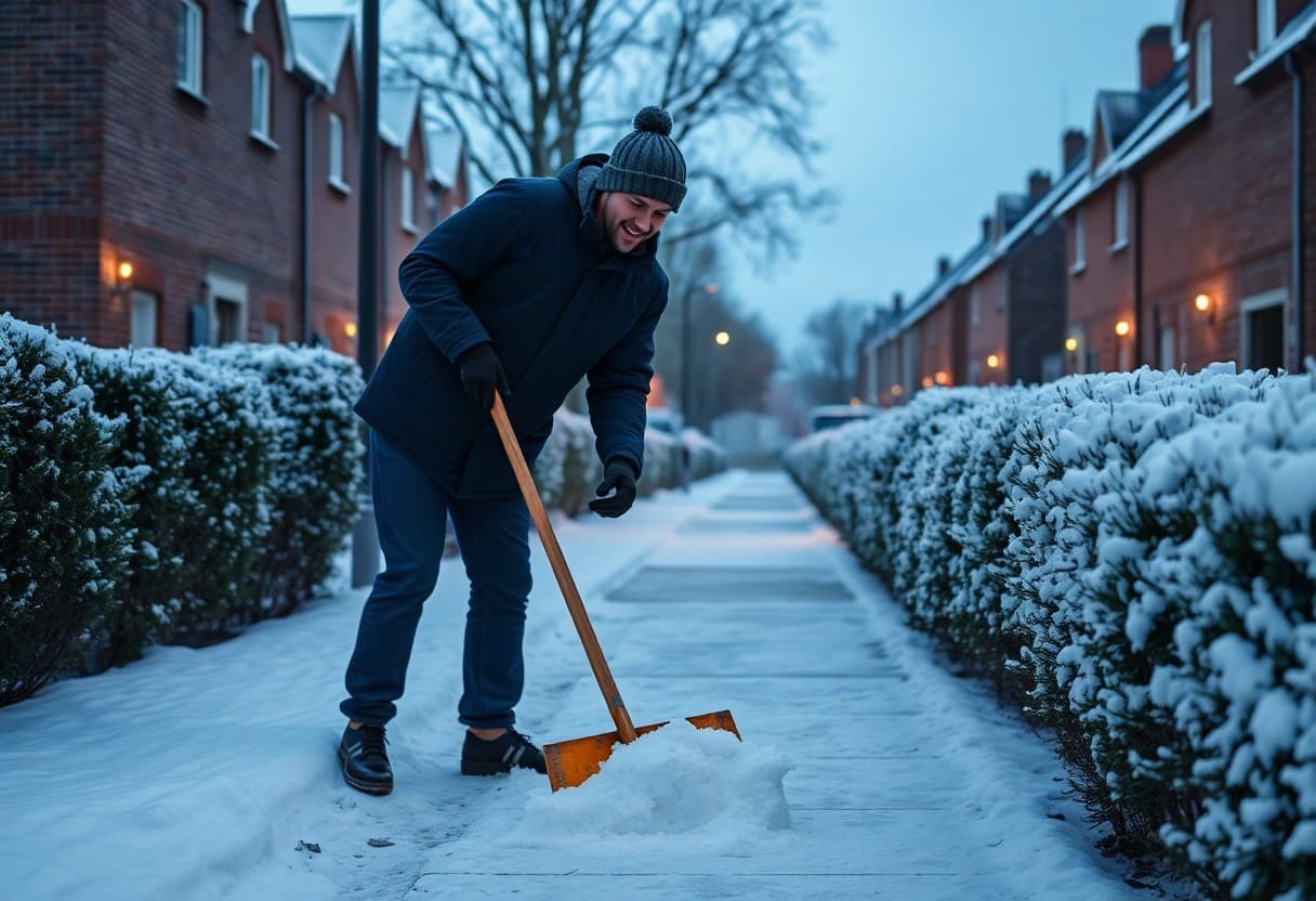 Snerydning og saltning – privat og erhverv i Haslev