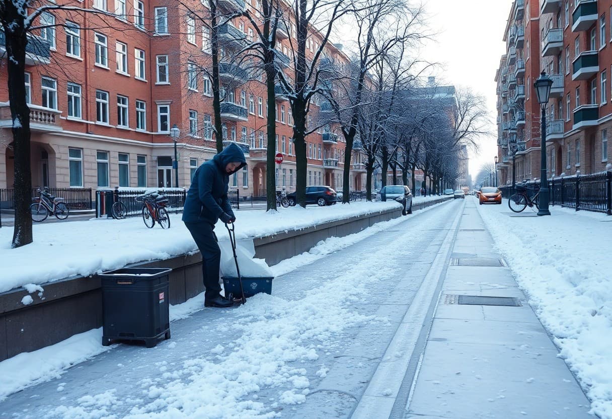 Snerydning og saltning – privat og erhverv i Haslev